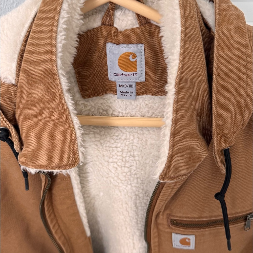 Carhartt Tan Jacket with Cream Lining